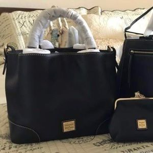 Dooney and Bourke Small Brenna with Kisslock purse. Beautiful new.